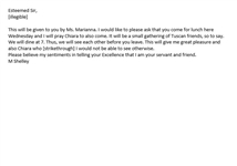 ''Frankenstein'' Author Mary Shelley Autograph Letter Signed